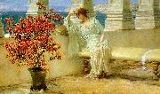 Alma Tadema Her Eyes are with Her Thoughts oil on canvas